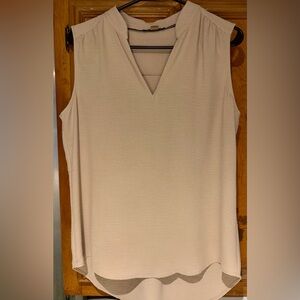 Tommy Hilfiger Cream V-Neck Tank Top
